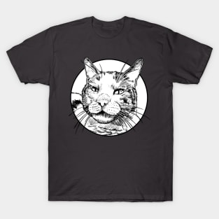 Glancing Cat T-Shirt